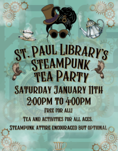 St. Paul Library’s Steampunk Tea Party